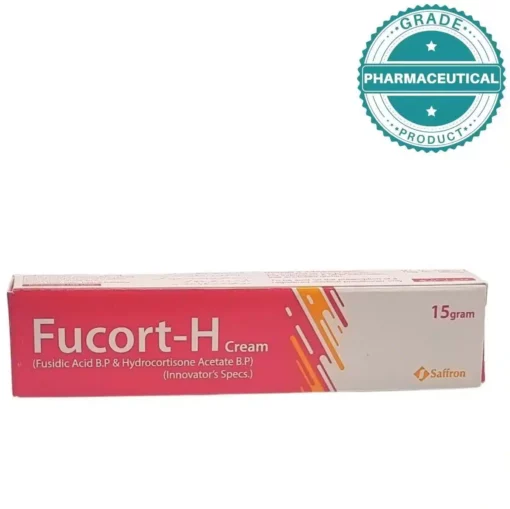 Fucort-H  Cream (Fusidic Acid B.p And Hydrocortisone Acetate B.p) 15Gram - Image 2