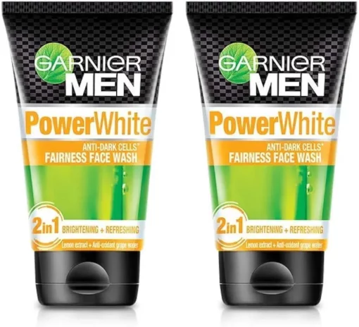 Garnier Men Turbo Bright 2-In-1 Brightening Face Wash And Shaving Foam 100Ml - Image 2