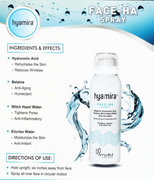 Hyamira Face-Ha Spray 100Ml | Moisturizing And Soothing Action - Image 4