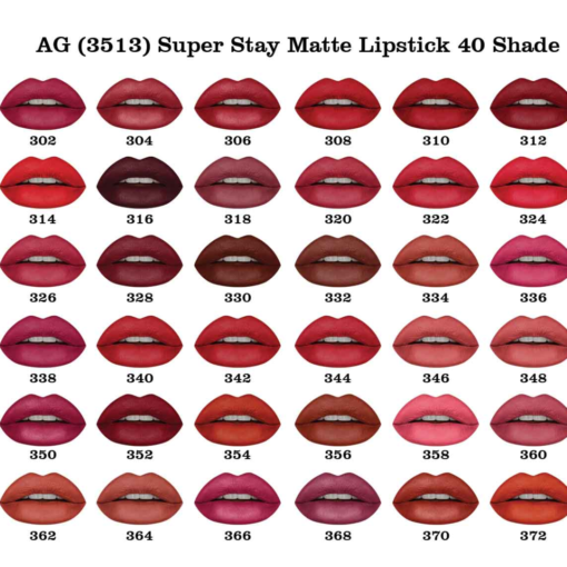 Aqua Color Line Super Matte Lipstick